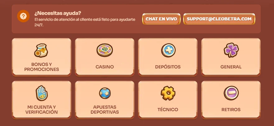 cleobetra casino soporte